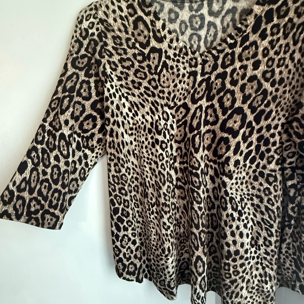 Leopard Print Top - Picture 2 of 4